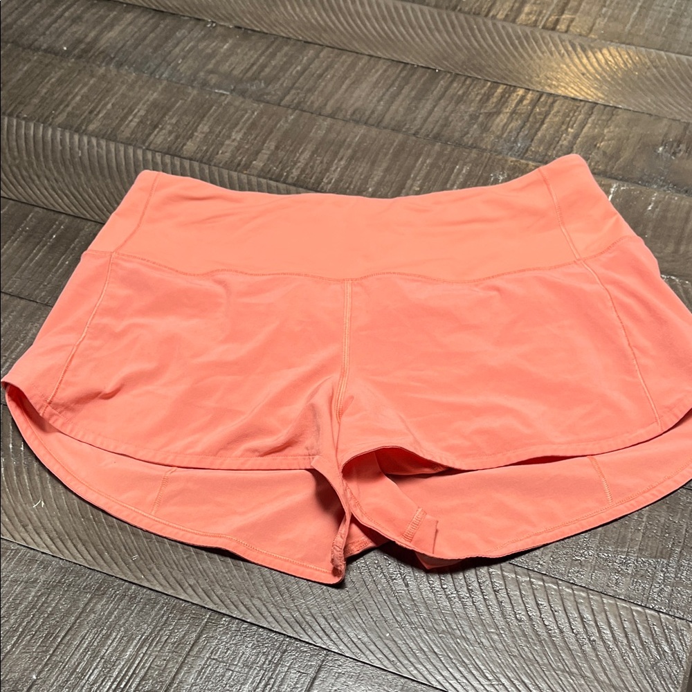 Lululemon Athletica Peach Athletic Shorts